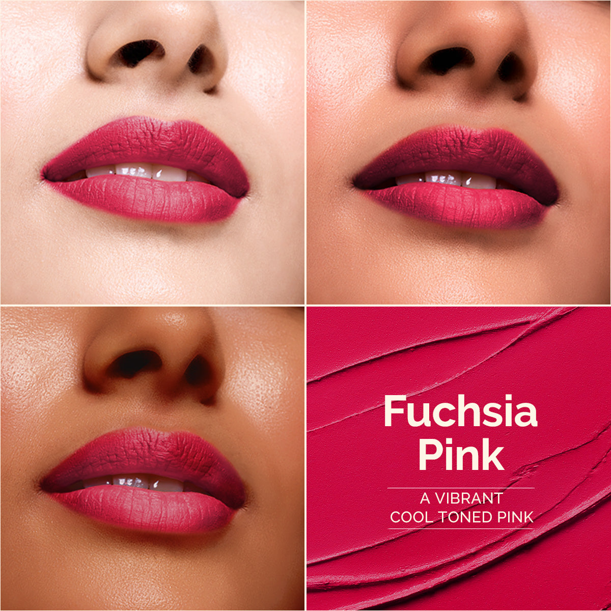 Luxe Matte Long Stay Lipstick 05 Fuchsia Pink
