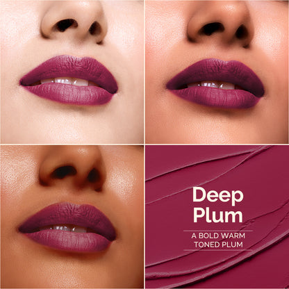 Luxe Matte Long Stay Lipstick 08 Deep Plum