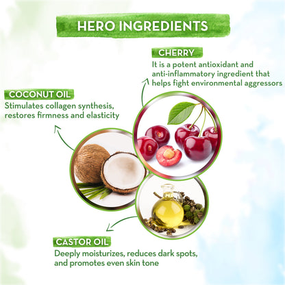 Mamaearth Cherry Natural Lip Balm with Cherry and Coconut Oil