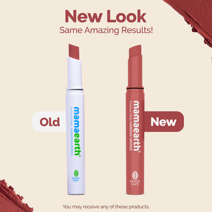 Mamaearth Moisture Matte Longstay Lipstick / 01 Carnation Nude 2 gm