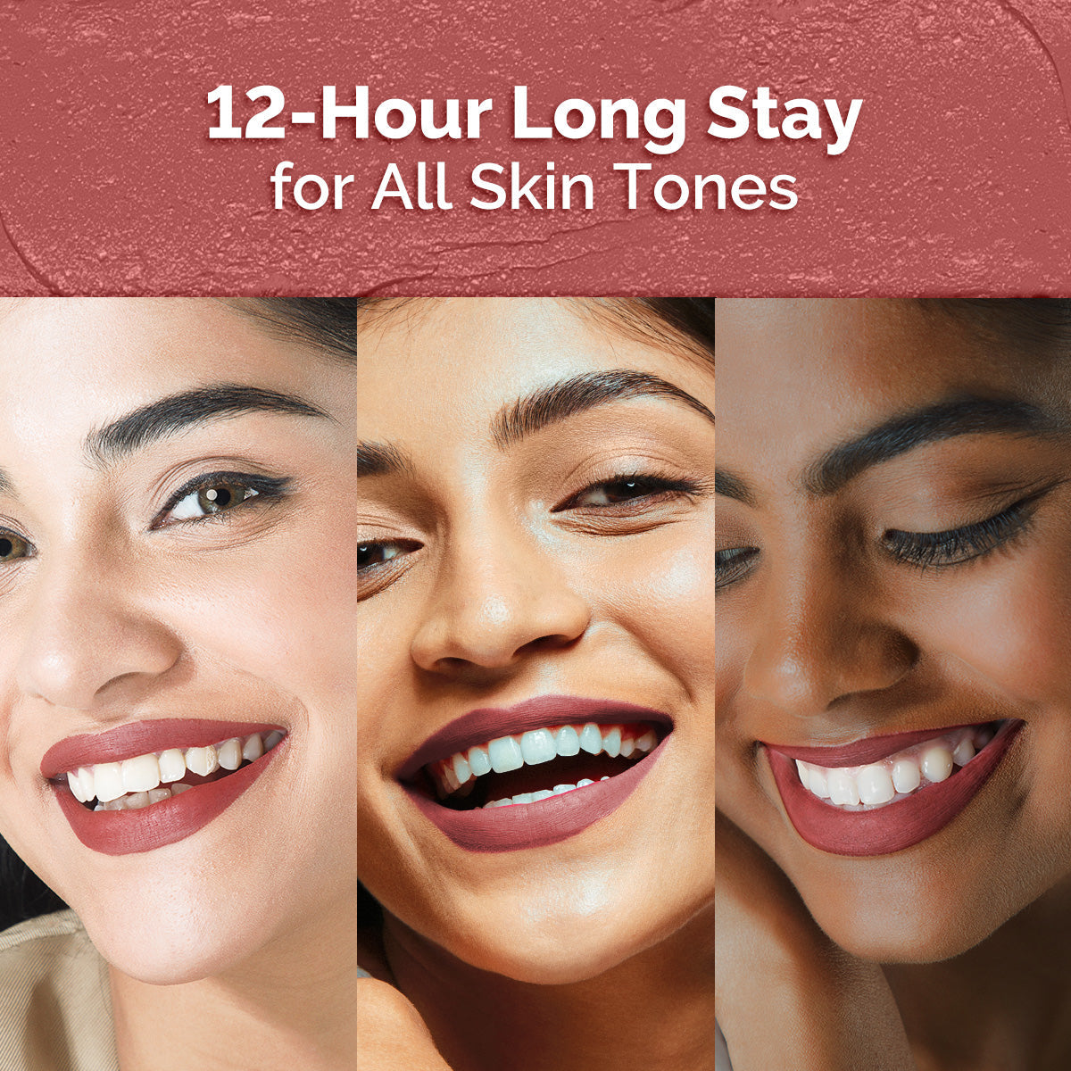 Mamaearth Moisture Matte Longstay Lipstick / 01 Carnation Nude 2 gm