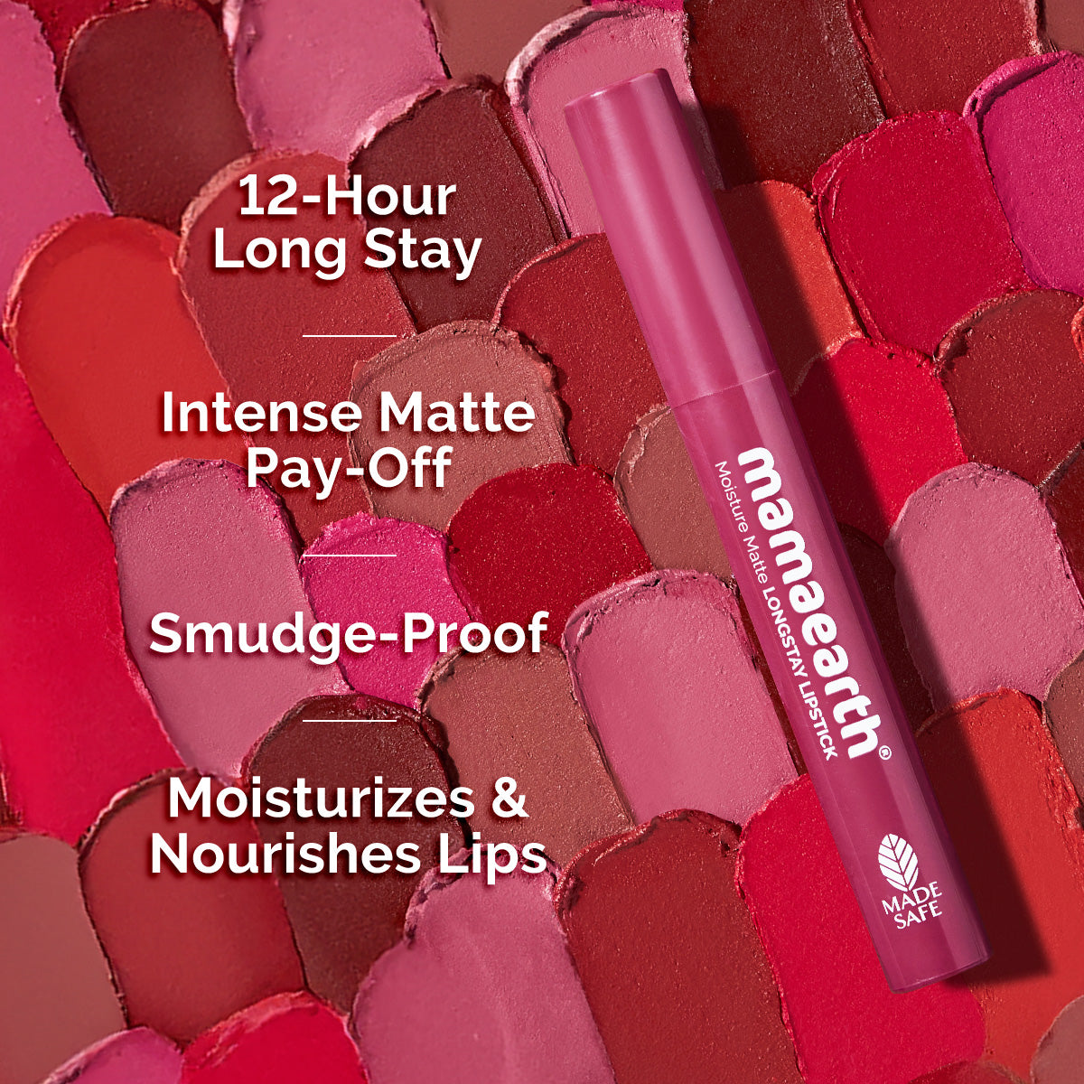 Moisture Matte Longstay Lipstick - 10 Pink Lemode
