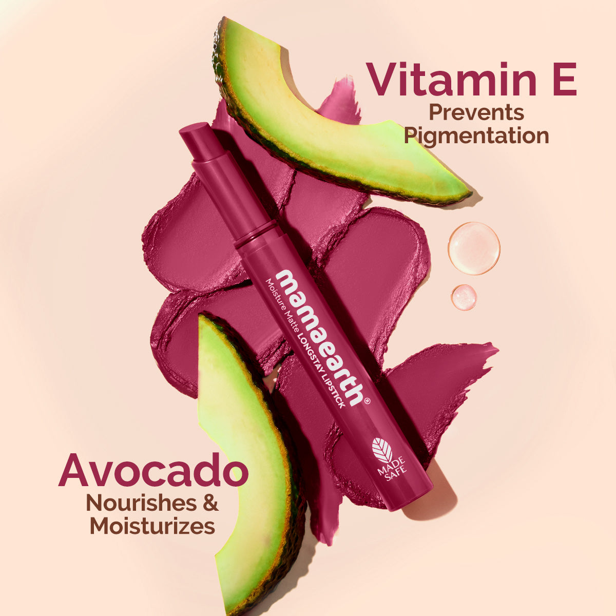 Moisture Matte Longstay Lipstick - 12 Berrylicious Magenta