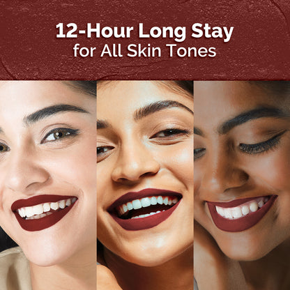 Moisture Matte Longstay Lipstick -16 Hazelnut Brown