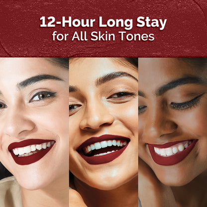 Moisture Matte Longstay Lipstick -17 Raisin Punch