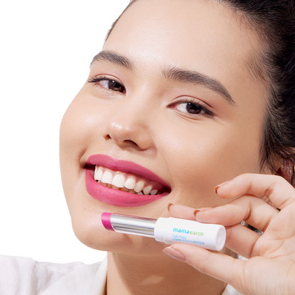 Mamaearth Soft Matte Long Stay Lipstick - 02 Mulberry Pink