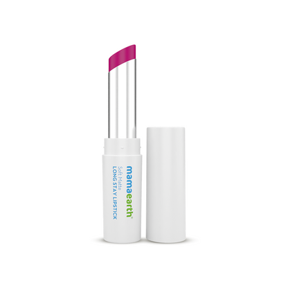 Mamaearth Soft Matte Long Stay Lipstick - 02 Mulberry Pink