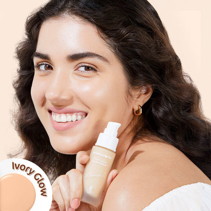 Mamaearth Glow Serum Foundation-01 Ivory Glow
