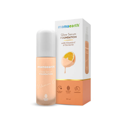 Mamaearth Glow Serum Foundation-01 Ivory Glow