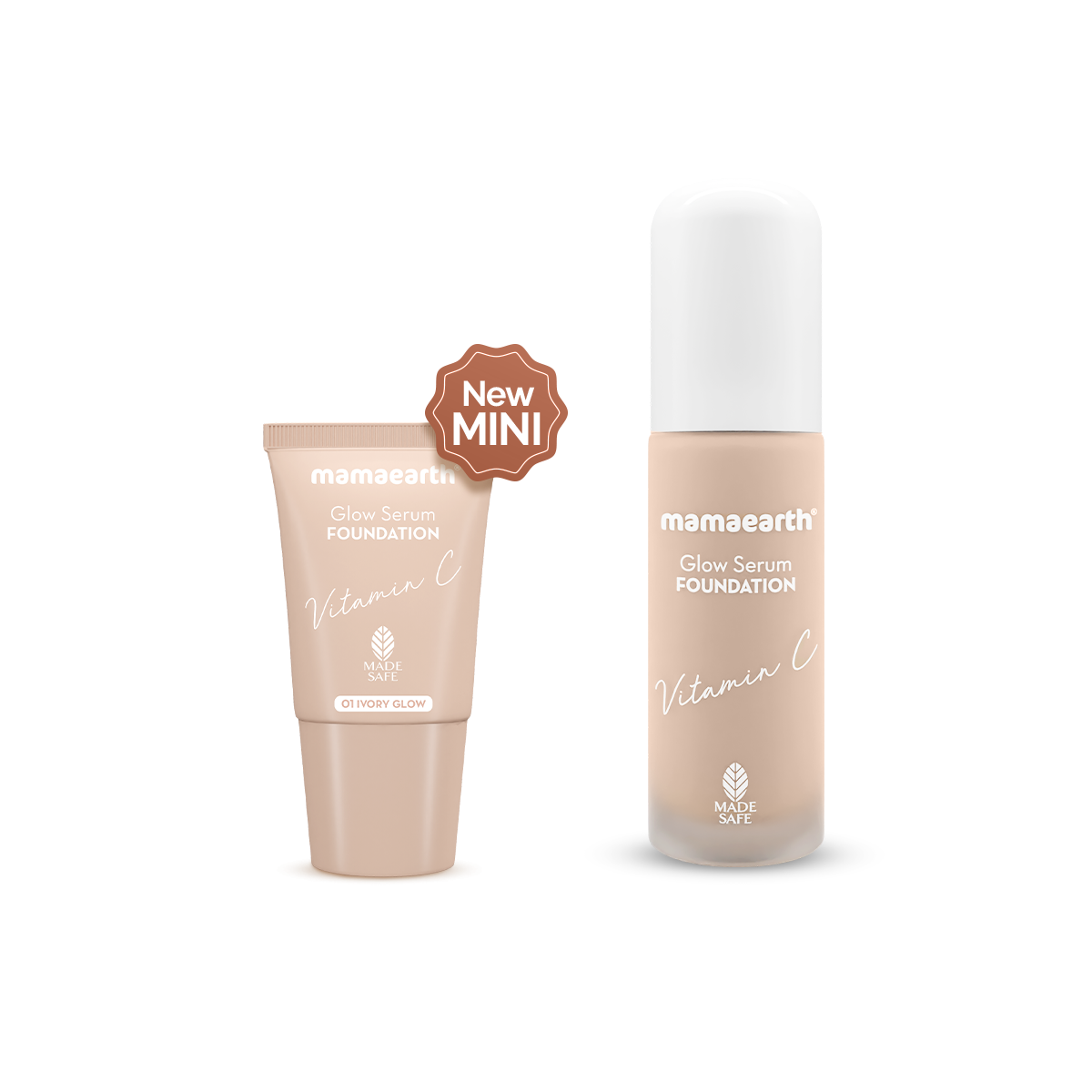Mamaearth Glow Serum Foundation-01 Ivory Glow