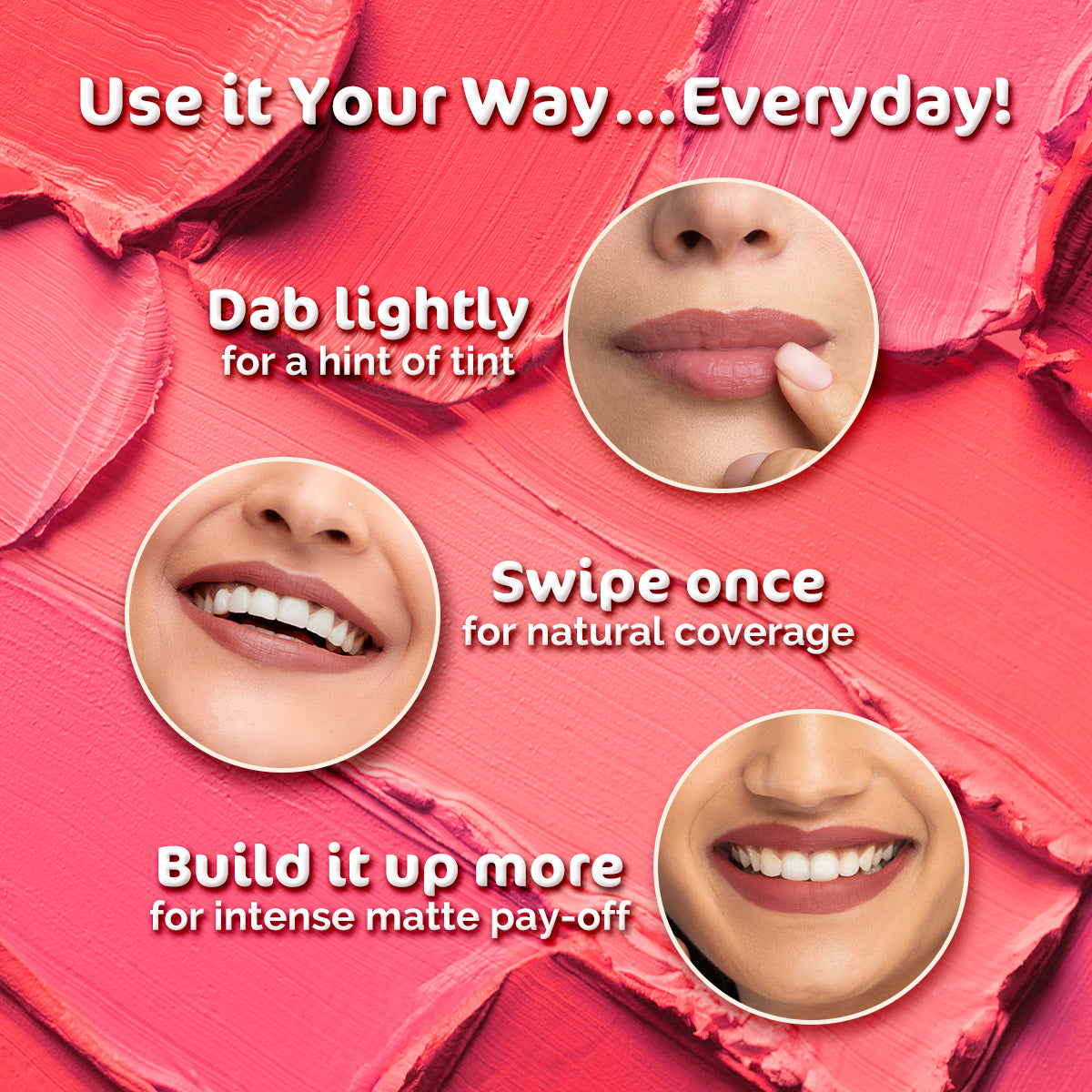 Mamaearth Creamy Matte Long Stay Lipstick - 02 Rose Nude