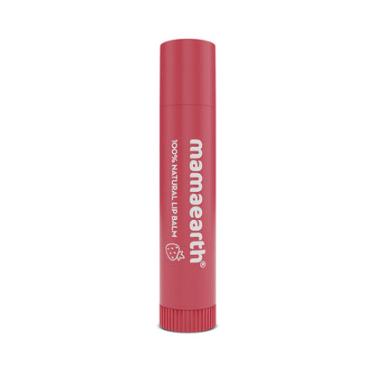 Mamaearth Nourishing Tinted 100% Natural Lip Balm with Vitamin E - Strawbery