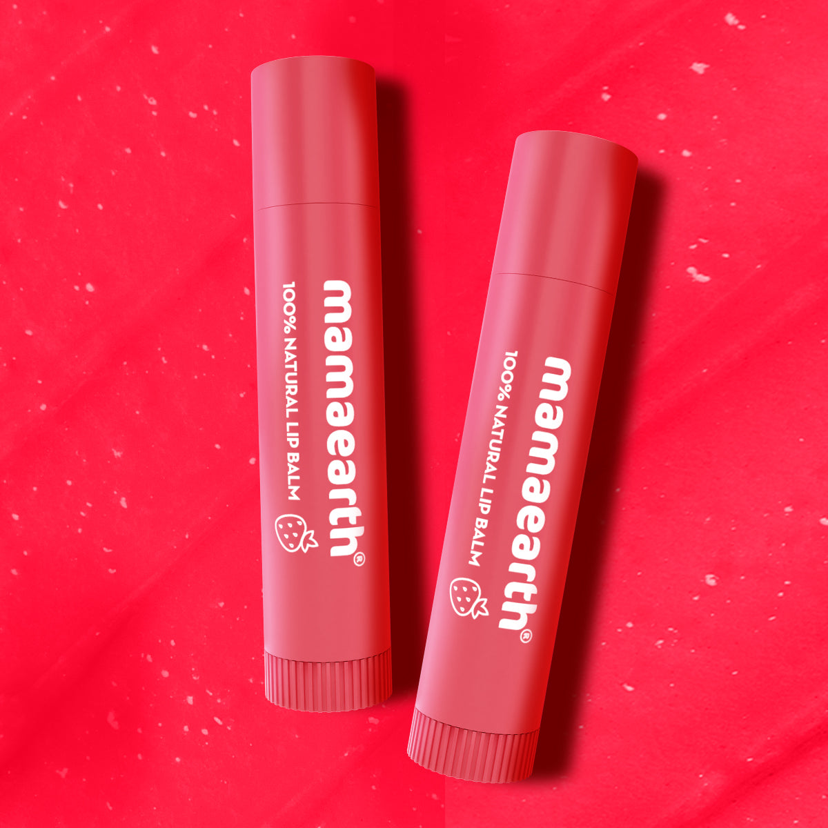 Mamaearth Nourishing Tinted 100% Natural Lip Balm with Vitamin E - Strawbery