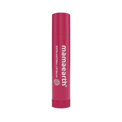 Mamaearth Nourishing Tinted 100% Natural Lip Balm with Vitamin - Raspberry