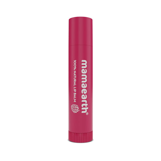 Mamaearth Nourishing Tinted 100% Natural Lip Balm with Vitamin - Raspberry