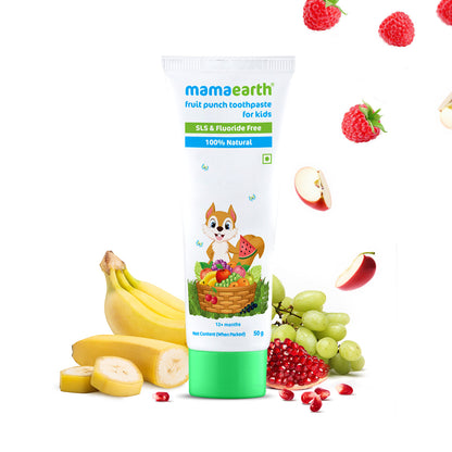 Mamaearth Fruit Punch Toothpaste For Kids 50 gm