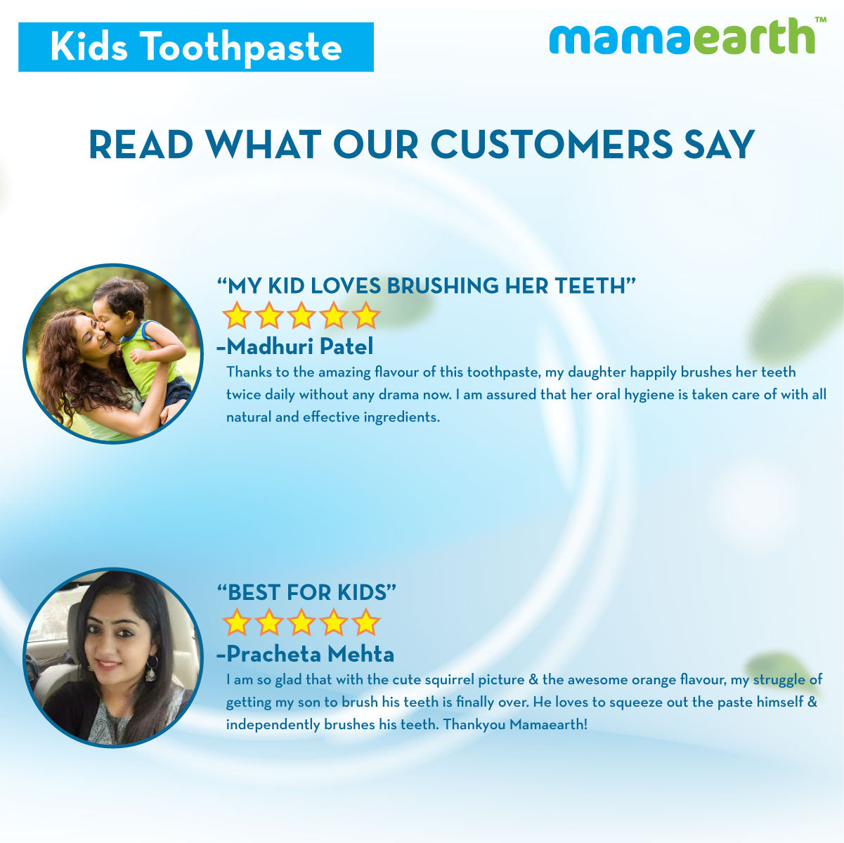 Mamaearth Sulfate Free Awesome Orange Toothpaste For Kids With Fluoride 50 gm