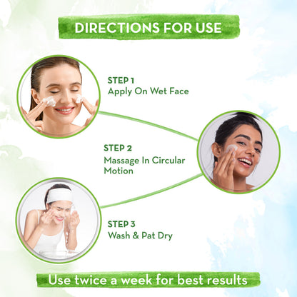 how to use ubtan tan removal face scrub for all skin types