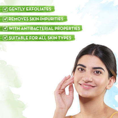 mamaearth tea tree face scrub benefits