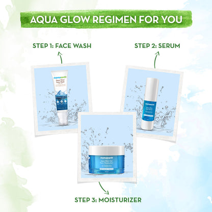 mamaearth aqua glow range
