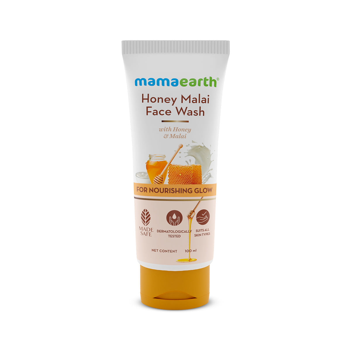 mamaearth honey malai face wash