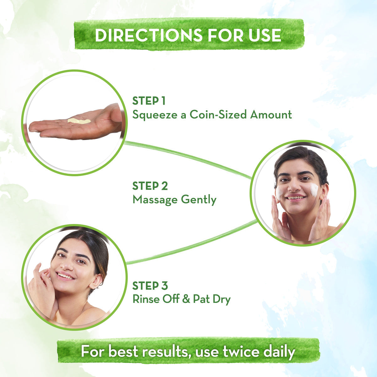 how to use the mamaearth honey & malai face wash for dry skin