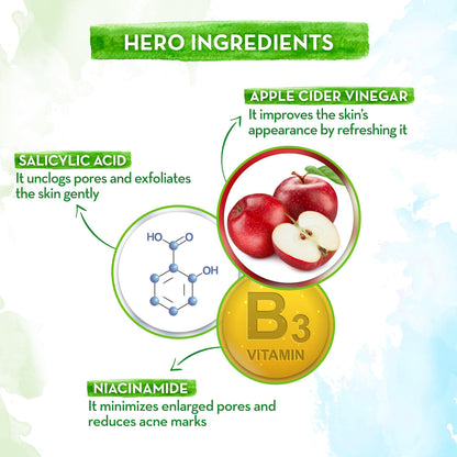 Oil-Free Face Wash with Apple Cider Vinegar & Salicylic Acid