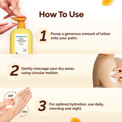 Mamaearth Ubtan Moisturizing Body Lotion