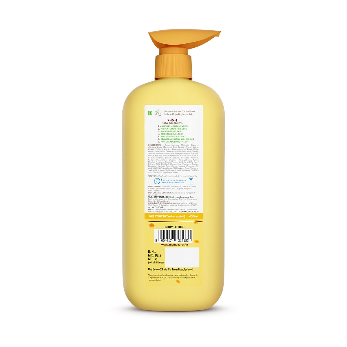Mamaearth Ubtan Moisturizing Body Lotion