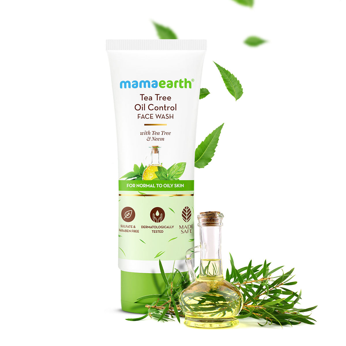 Mamaearth Tea Tree Facewash for acne & pimples 100 ml
