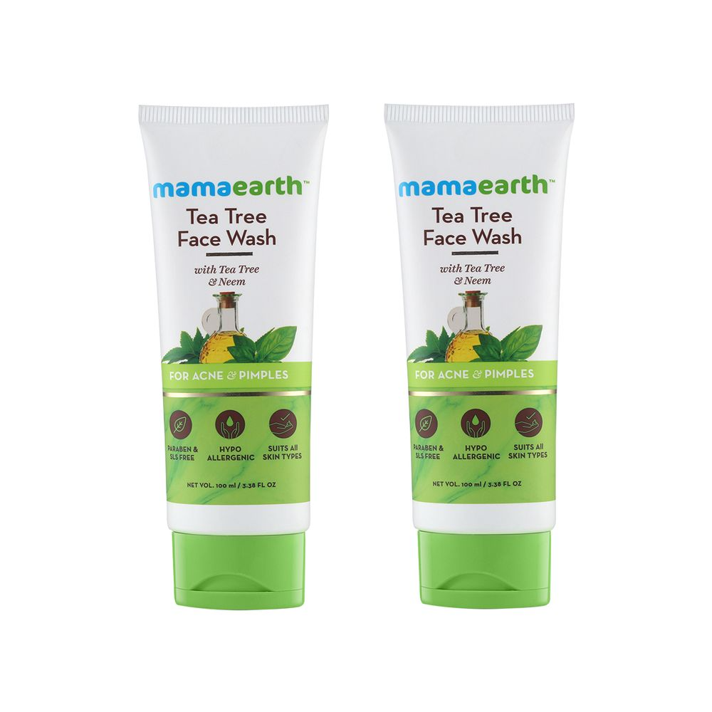 Mamaearth Tea Tree Facewash for acne & pimples 100 ml