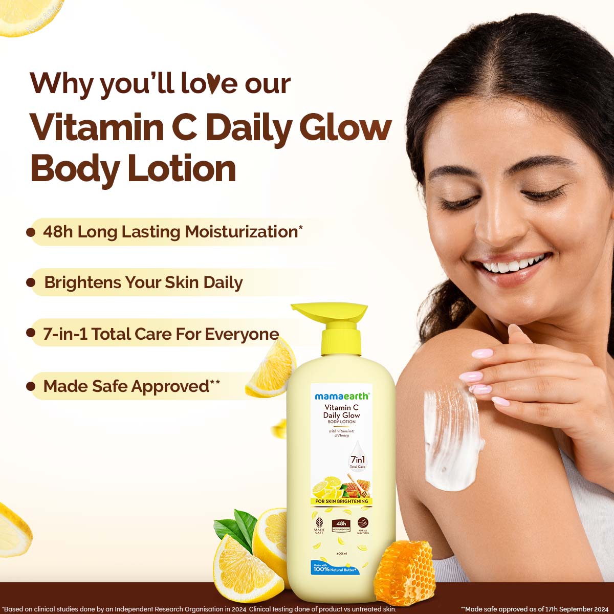 Mamaearth Vitamin C Daily Glow Body Lotion