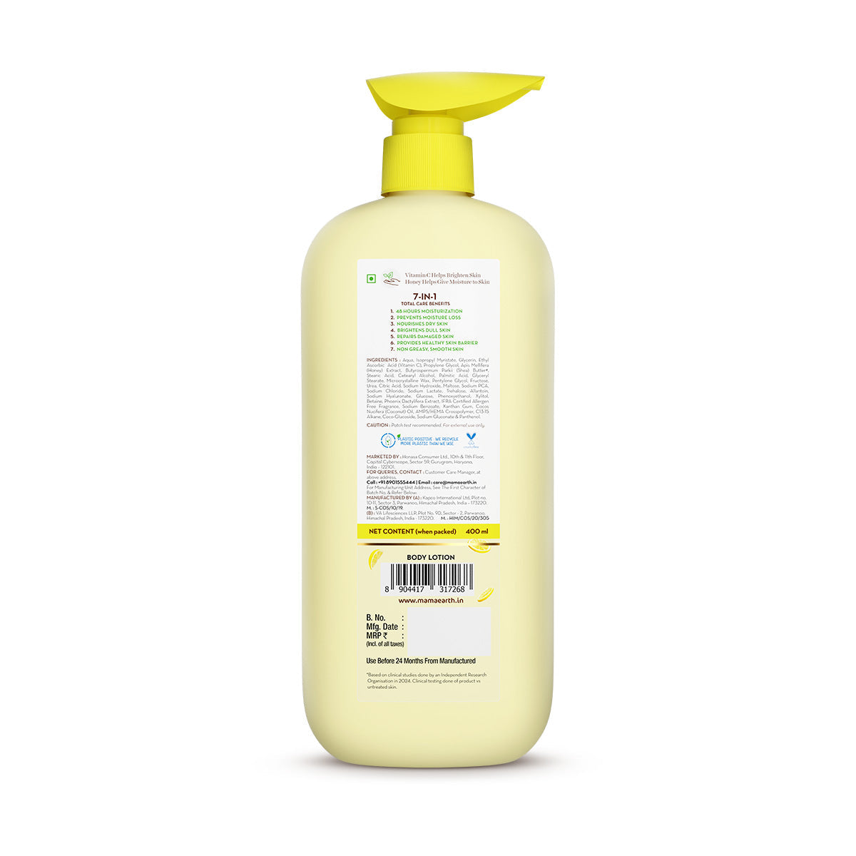 Mamaearth Vitamin C Daily Glow Body Lotion
