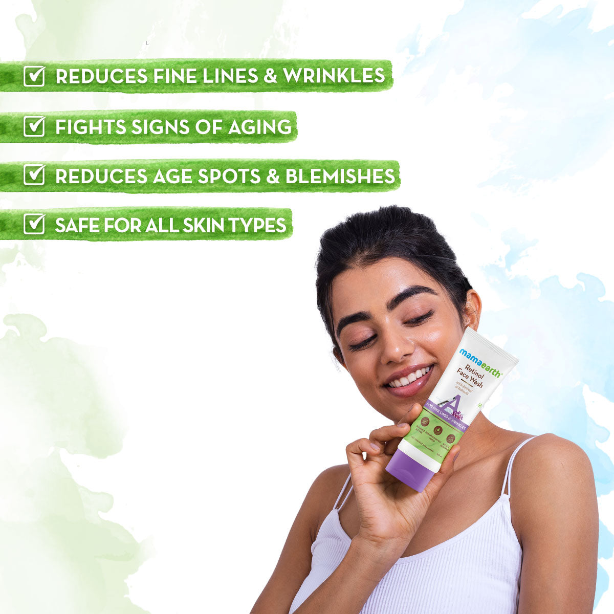 Retinol Face Wash fights signs of aging