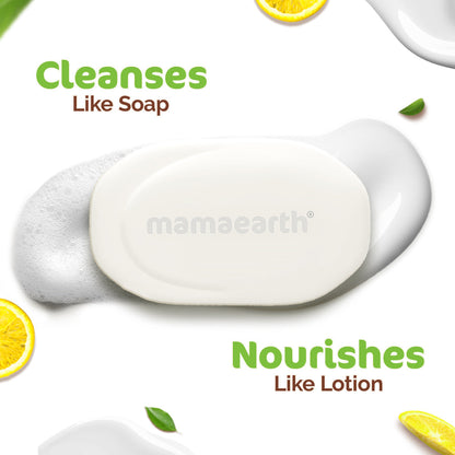 Mamaearth Vitamin C Moisturizing Lotion Soap Pack of 4 x 4 125 gm
