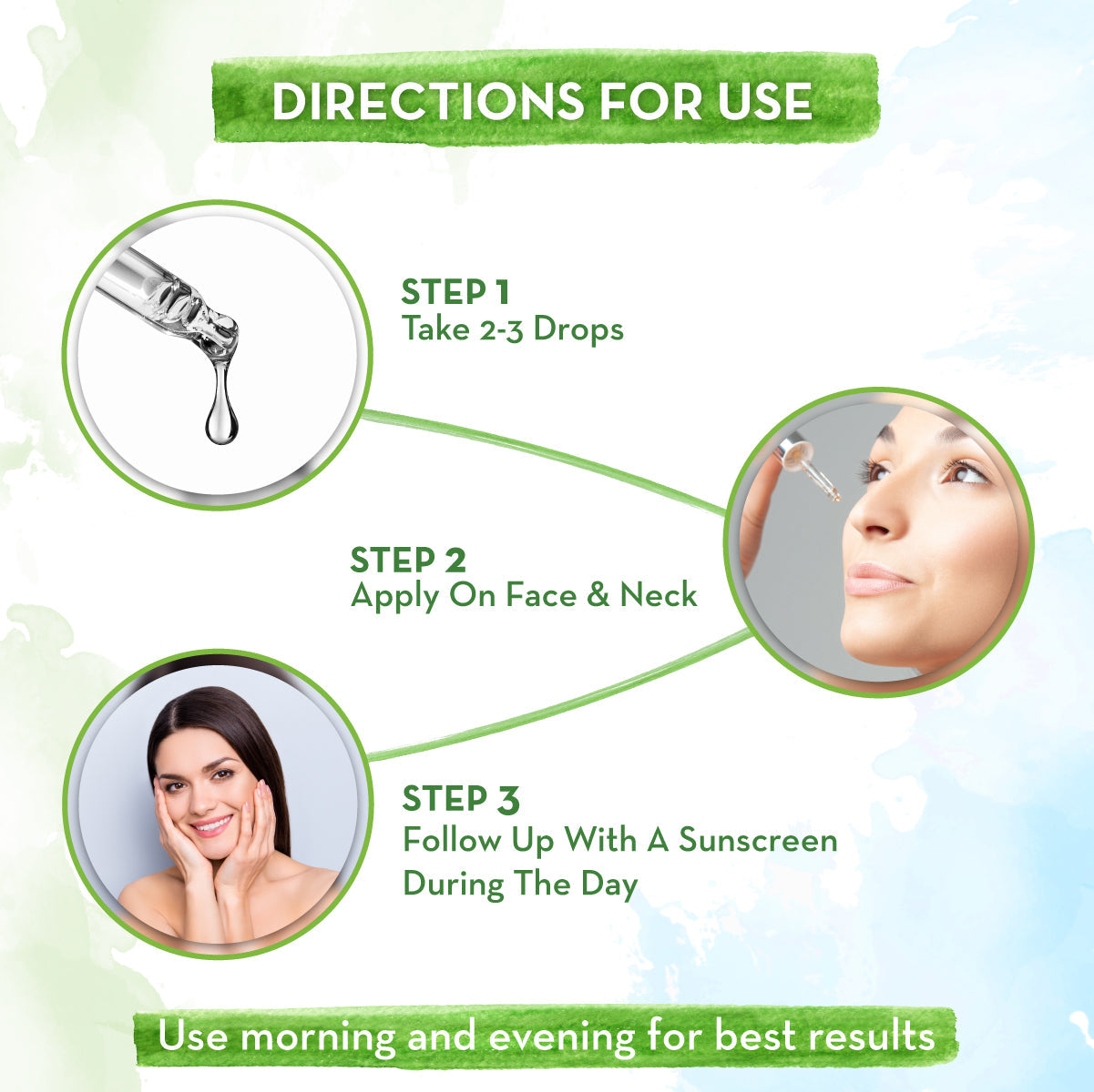 how to use Acne face serum