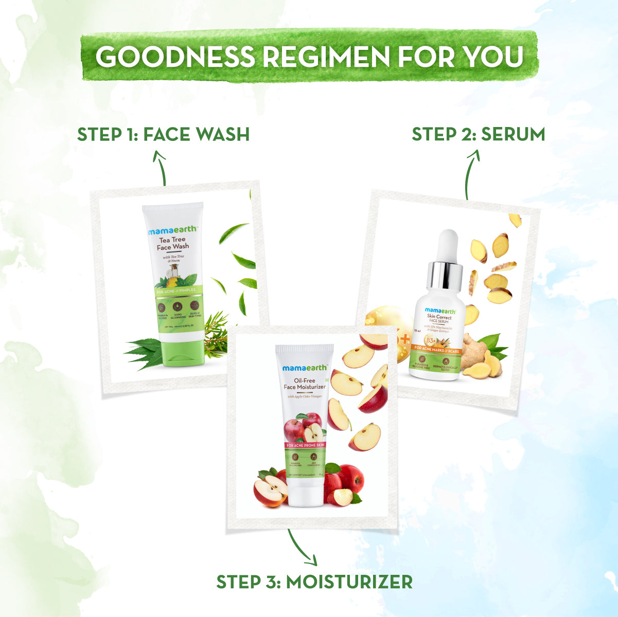 acne face serum range