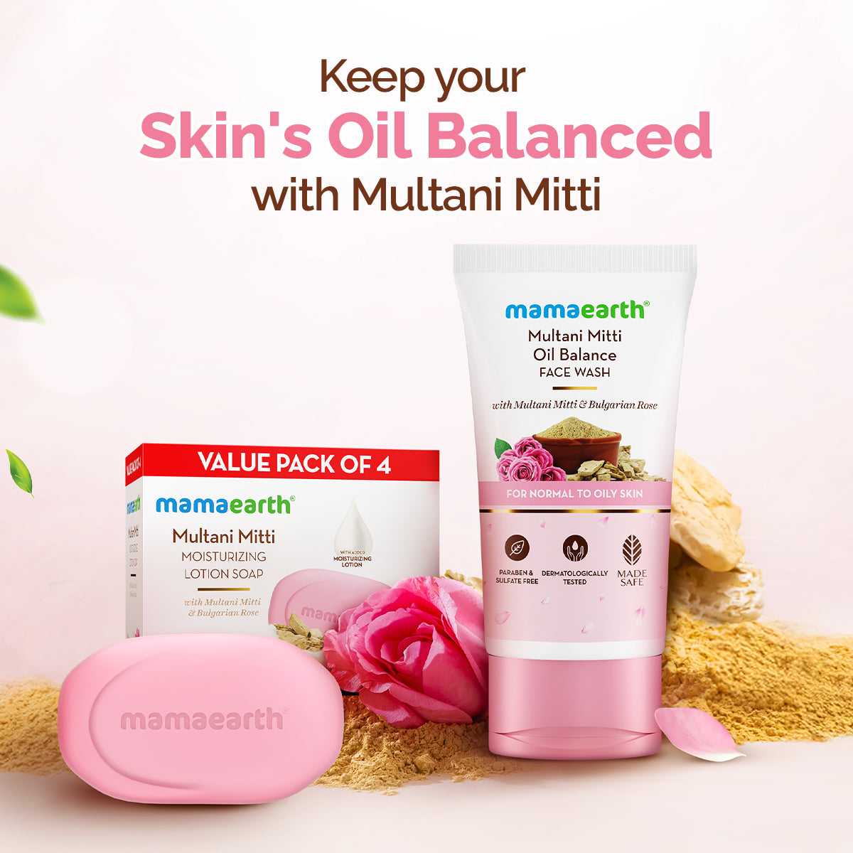 Multani Mitti Oil Balance Face Wash