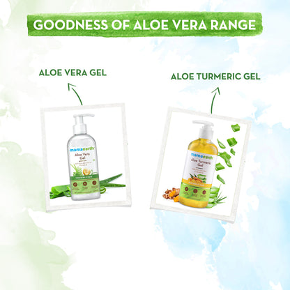 goodness of aloe vera range of mamaearth