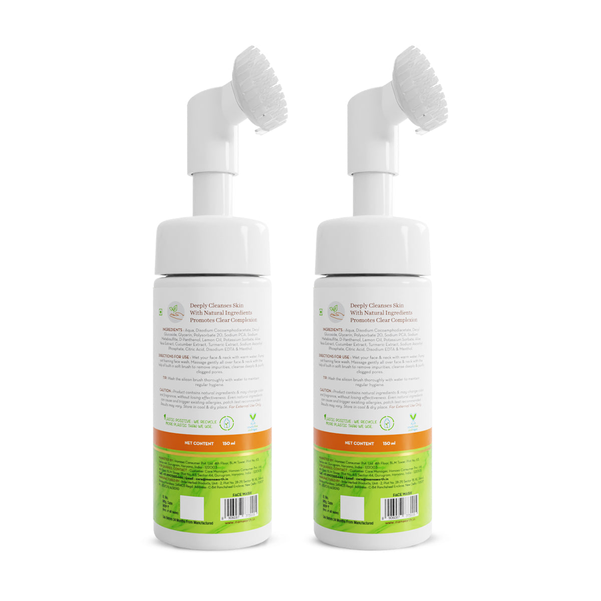 Vitamin C Foaming Face Wash - 150 ml Pack Of 2