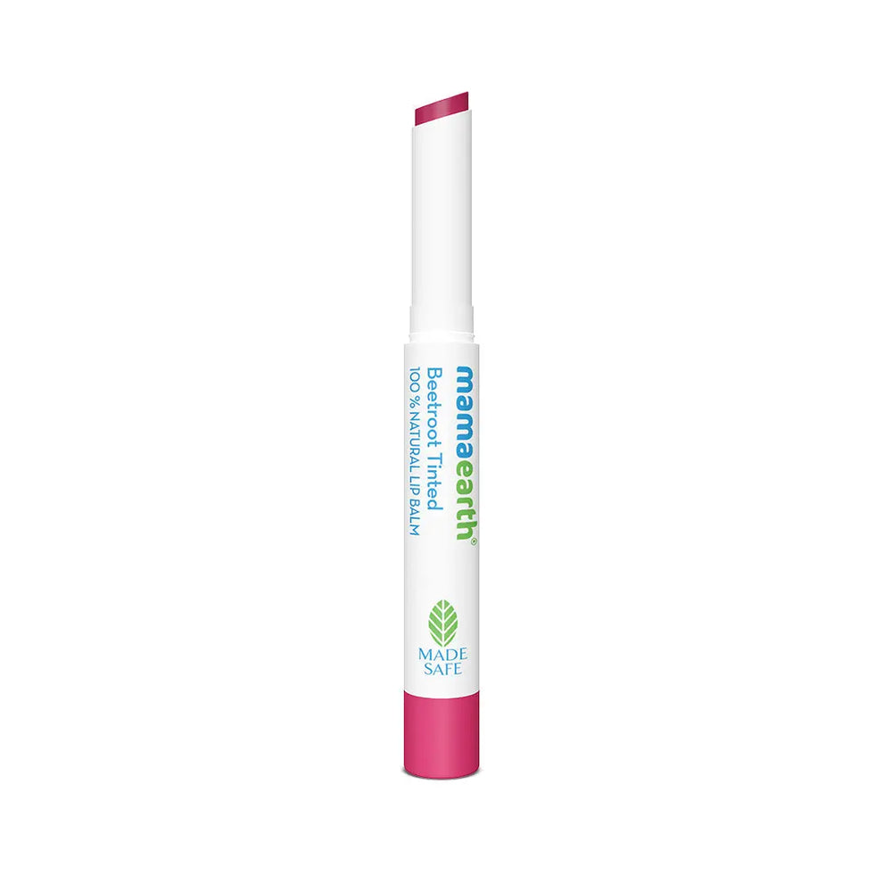 mamaearth vitamin c lip balm you wont find any Silicones Raspberry Lip Balm for Supple