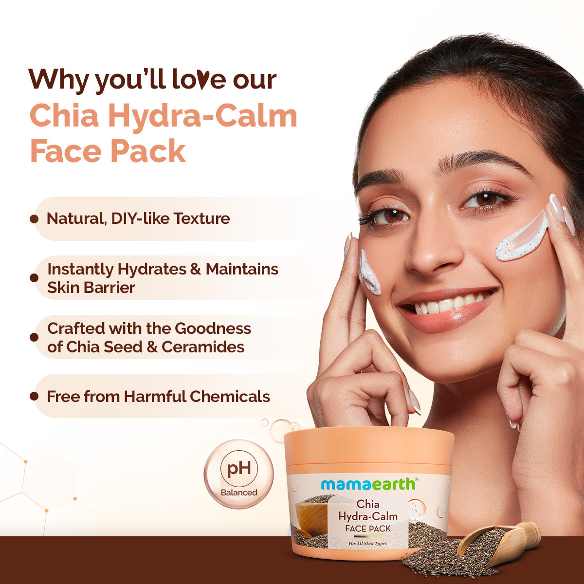 Chia Hydra Calm Face Pack