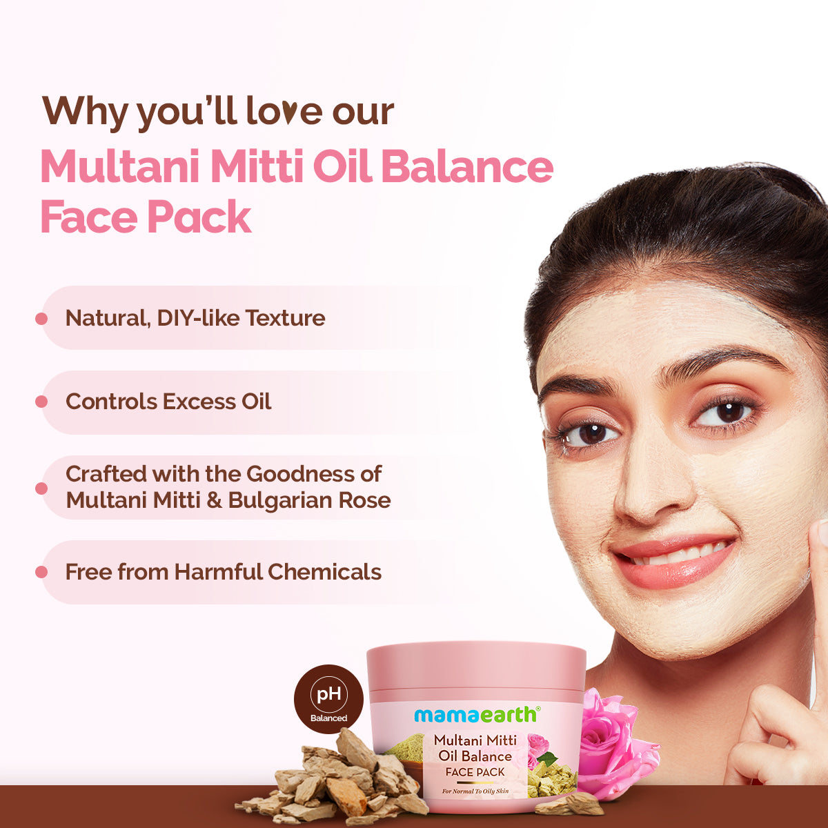 Multani Mitti Oil Balance Face Pack
