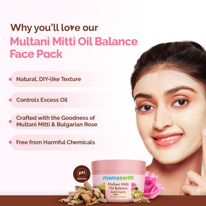 Multani Mitti Oil Balance Face Pack