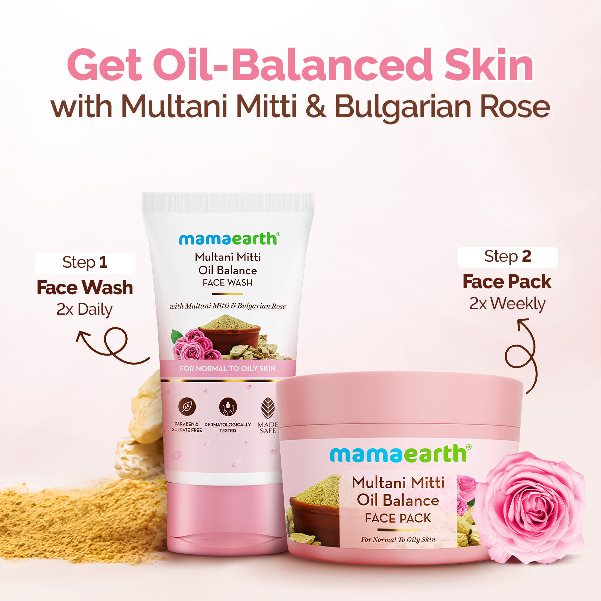 Multani Mitti Oil Balance Face Pack