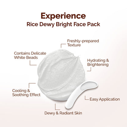 Rice Dewy Bright Face Pack