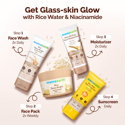 Rice Dewy Bright Face Pack