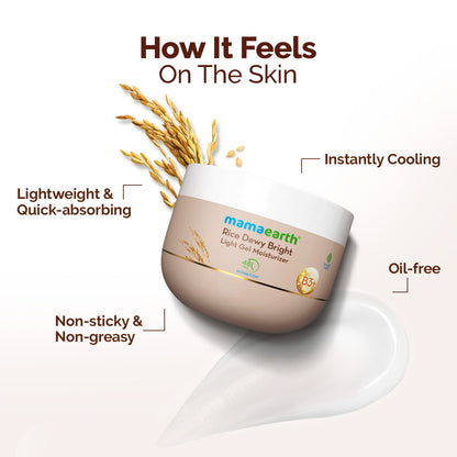 Rice Dewy Bright Light Gel Moisturizer