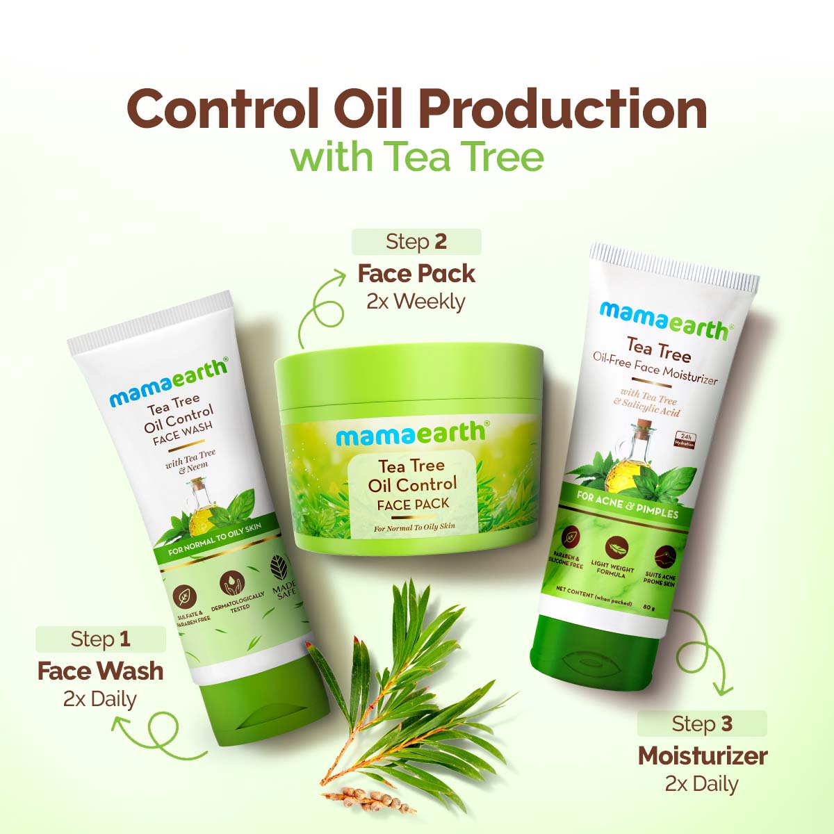 Tea Tree Oil Control Face Pack