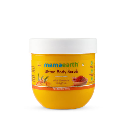 Ubtan Body Scrub With Turmeric & Saffron For Tan Removal